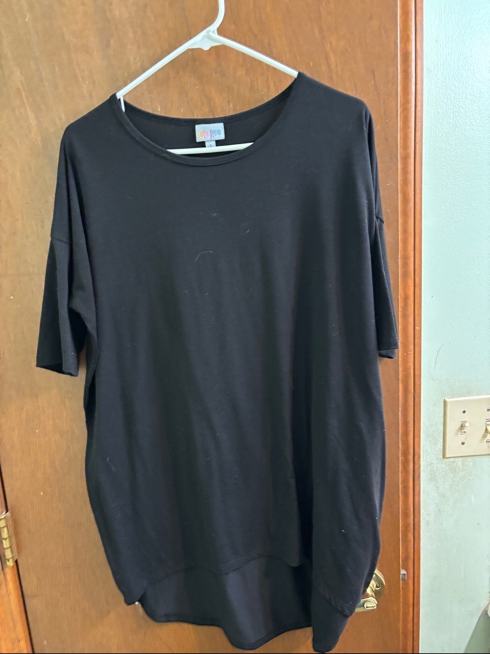 LuLaRoe Black Irma Top